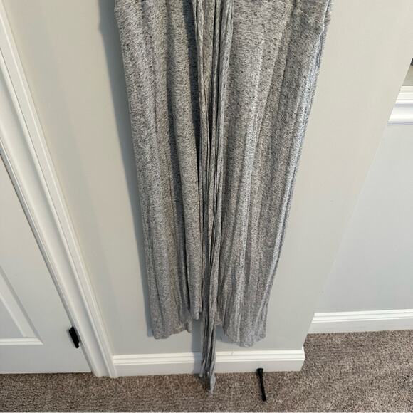 Rebecca Taylor Gray Flax Belted Maxi Dress Medium - Picture 8 of 11